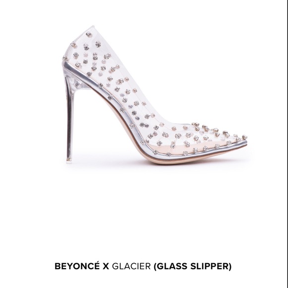 I AM JENNIFER LE Beyonce X Glacier Glass Slipper Heels size 43/13 - Picture 1 of 12